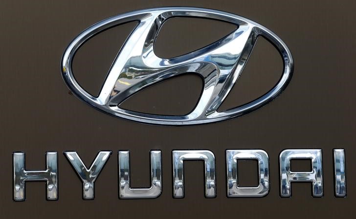 © Reuters. Logotipo do fabricante de automóveis sul-coreano Hyundai em Dietlikon, Suíça