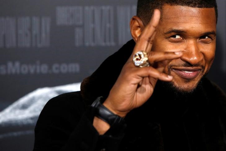 © Reuters. Usher, que será uma das atrações do Festival de Jazz de Montreux