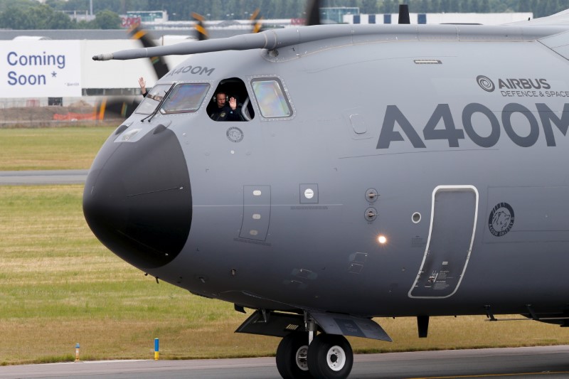 © Reuters. Gobiernos europeos mantendrán las sanciones por retraso en Airbus A400M