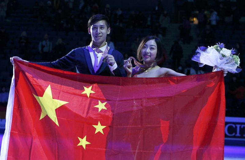 © Reuters. Figure Skating - ISU World Championships 2017 - Pairs Victory Ceremony