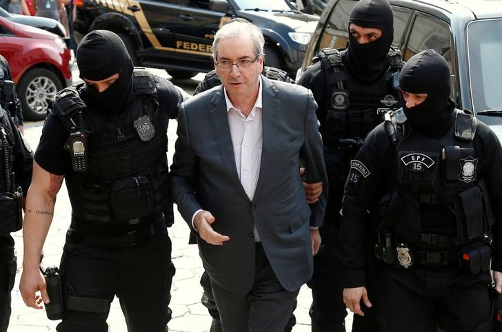 © Reuters. السجن 15 عاما لرئيس مجلس النواب البرازيلي السابق بتهم فساد
