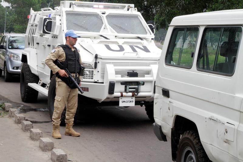 © Reuters. الأمم المتحدة تجدد مهمة حفظ السلام في الكونجو بعد تقليص عددها