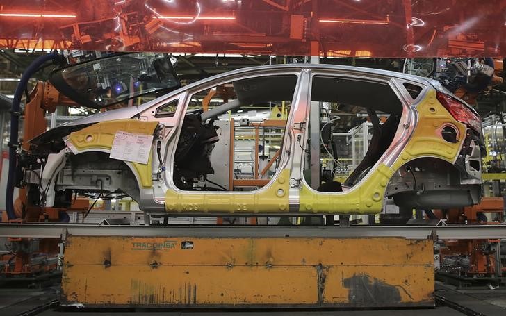 © Reuters. Carro é fabricado em linha de montagem da Ford, em São Bernardo do Campo (SP)