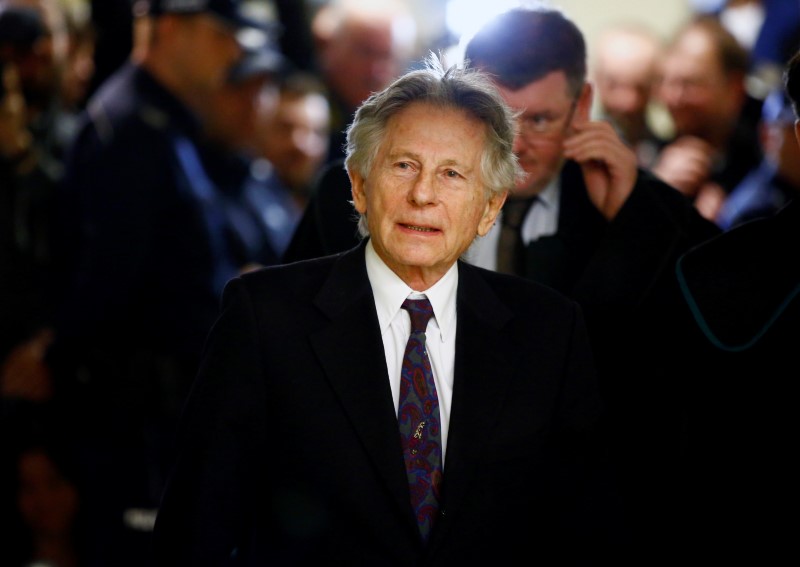 © Reuters. Diretor Roman Polanski durante intervalo de audiência no tribunal em Krakow.