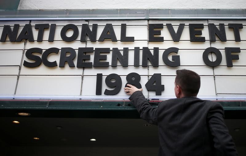 © Reuters. La película "1984" vuelve a los cines de EEUU contra los "hechos alternativos"