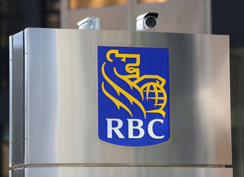 © Reuters. Security cameras point outside the Royal Bank of Canada (RBC) headquarters in Toronto