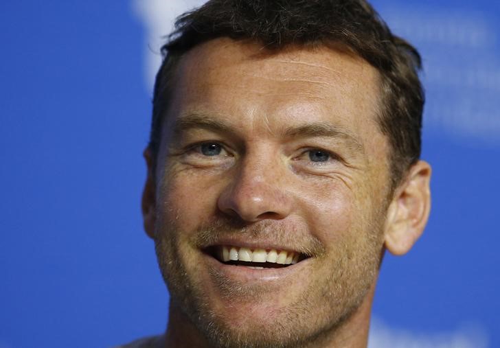 © Reuters. Ator Sam Worthington em coletiva de imprensa em Toronto.