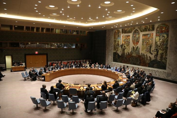 © Reuters. دبلوماسي: مجلس الأمن لن يصوت على مشروع قرار بشأن سوريا يوم الخميس