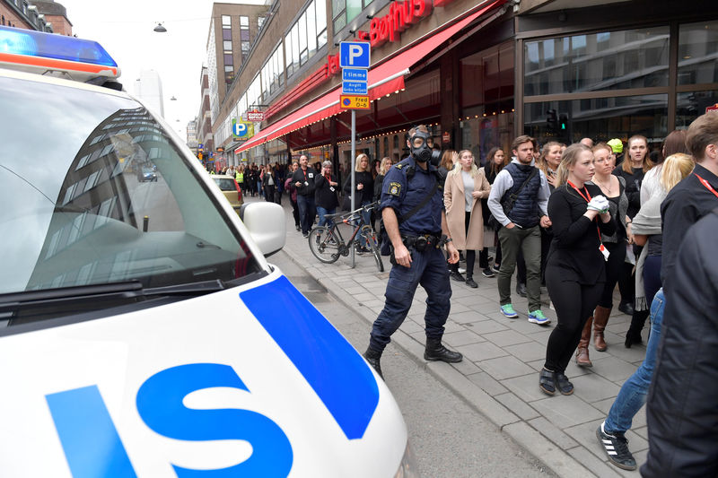 © Reuters. ATTAQUE AU CAMION À STOCKHOLM