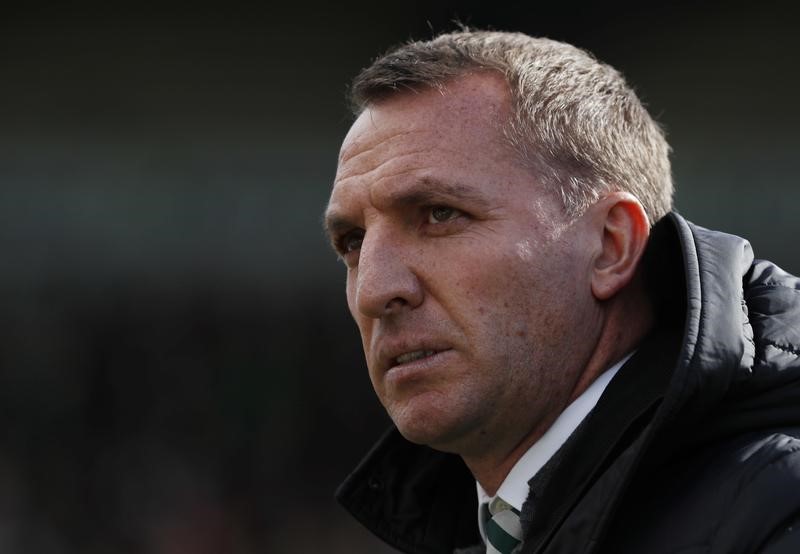 © Reuters. Celtic Manager Brendan Rodgers