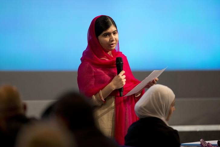 © Reuters. Malala participa de evento em Londres