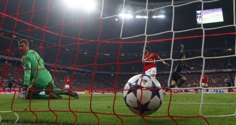 © Reuters. Ronaldo impulsa al Madrid en Múnich y el Atleti gana al Leicester por la mínima