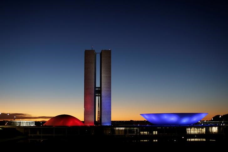 © Reuters. Vista geral do Congresso Nacional