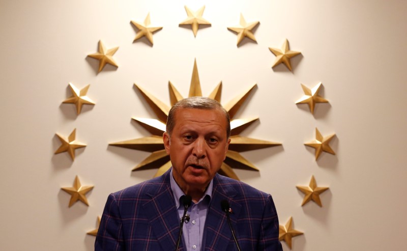 © Reuters. رئيسا تركيا وأمريكا يجتمعان يومي 16 و17 مايو