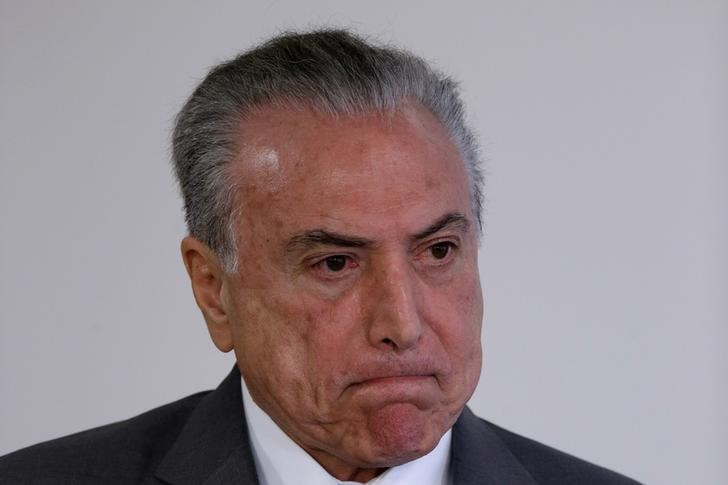 © Reuters. Temer, em evento no Planalto