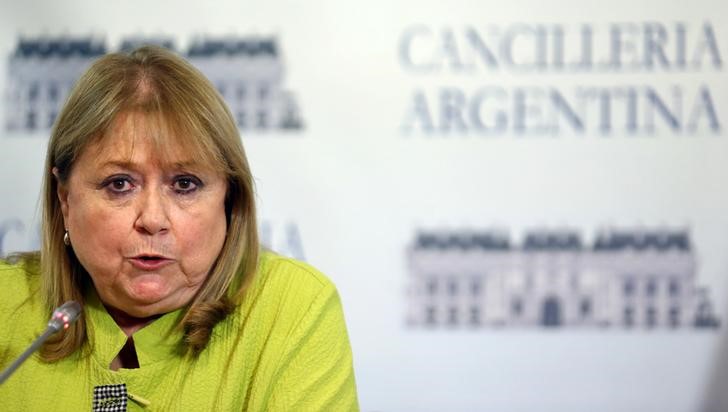 © Reuters. Chanceler argentina, Susana Malcorra