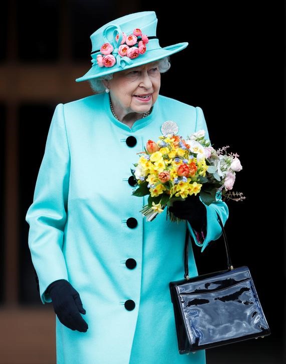 © Reuters. ملكة بريطانيا تحتفل بعيد ميلادها الواحد والتسعين