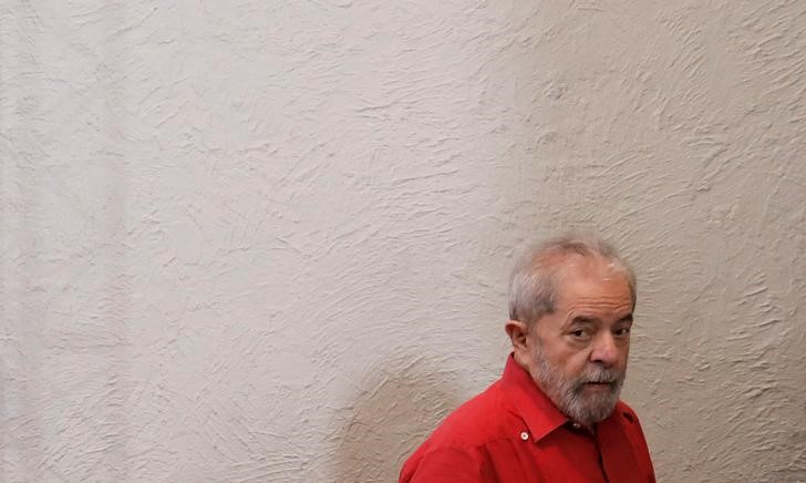 © Reuters. Lula durante evento do PT em São Paulo