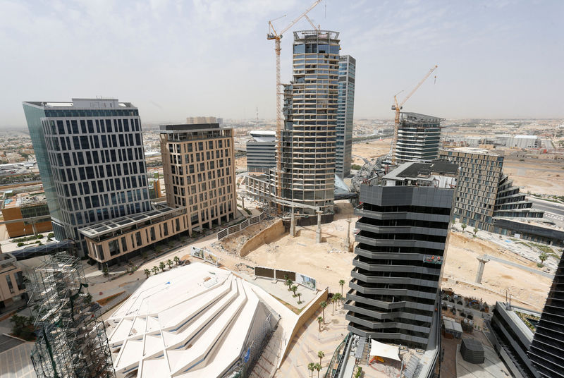 © Reuters. View shows the King Abdullah Financial District, north of Riyadh