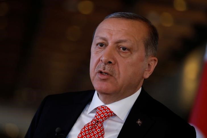 © Reuters. Erdogan concede entrevista à Reuters em Ancara