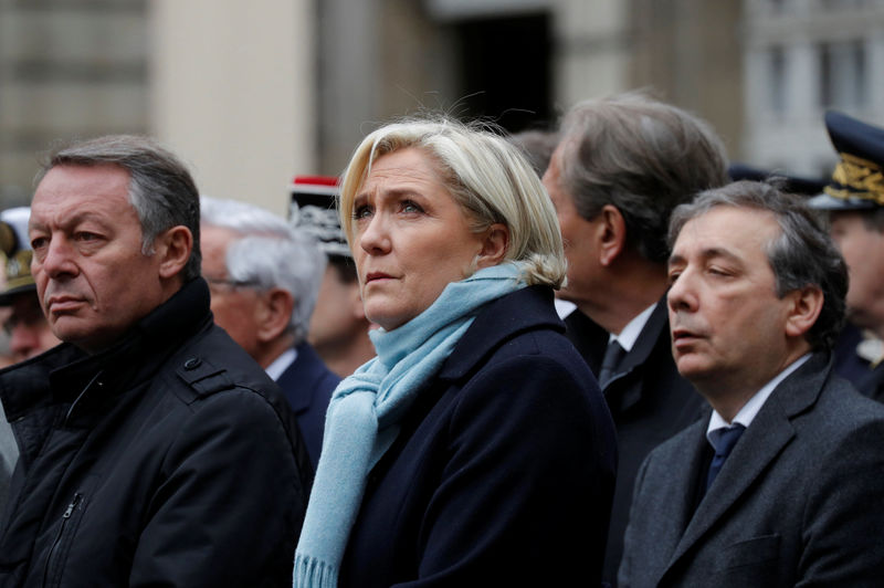 © Reuters. BRUXELLES VA LANCER LA PROCÉDURE DE LEVÉE D'IMMUNITÉ DE LE PEN