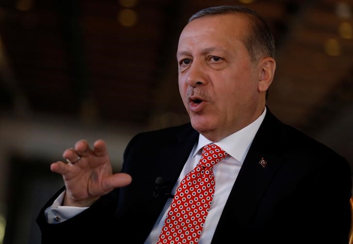 © Reuters. Erdogan concede entrevista à Reuters