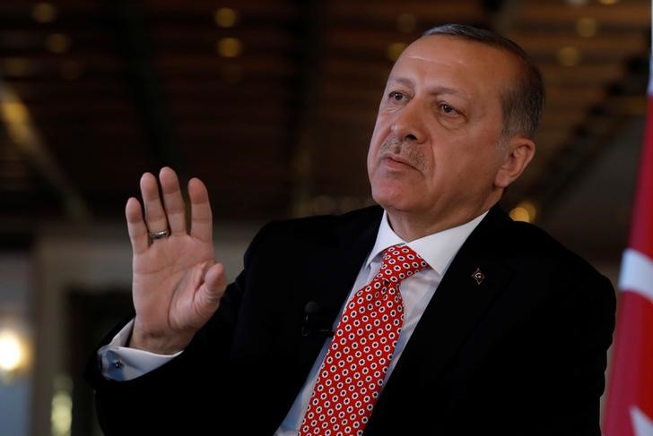 © Reuters. مقابلة- إردوغان :تركيا لن تنتظر على أبواب أوروبا للأبد