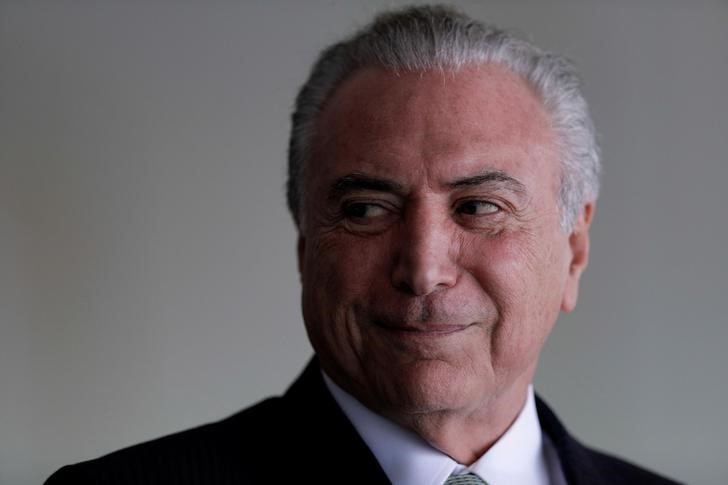 © Reuters. Temer durante evento em Brasília