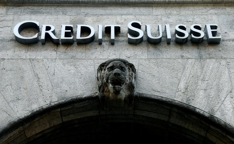 © Reuters. Credit Suisse recaudará 4.000 mln dlrs en ampliación de capital