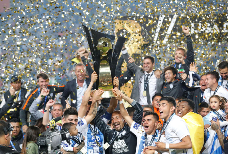 © Reuters. Soccer Football - CONCACAF Champions League - Mexico's Pachuca v Mexico's Tigres