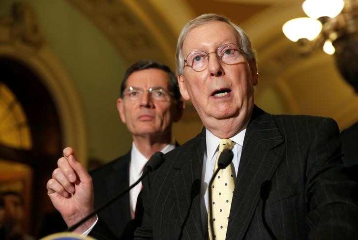 © Reuters. Líder da maioria no Senado, Mitch McConnell