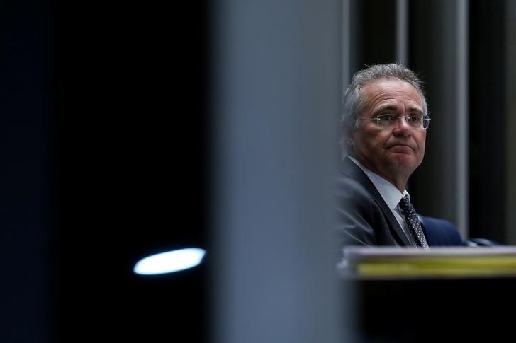 © Reuters. Líder do PMDB no Senado, Renan Calheiros (AL)