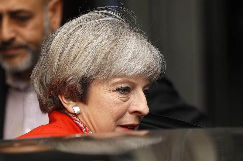 © Reuters. Primer ministra británica aventura unas negociaciones difíciles con Europa