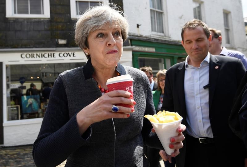 © Reuters. May dice UE está alineada para conseguir acuerdo del Brexit "que funcione para ellos