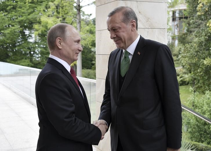 © Reuters. بوتين: علاقات روسيا مع تركيا تعافت بشكل كامل