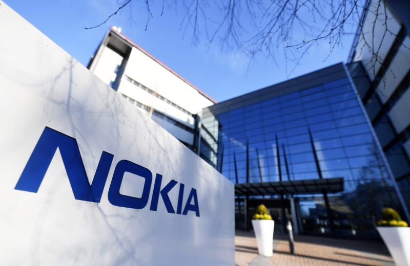 © Reuters. The headquarters of Finnish telecommunication network company Nokia is pictured in Espoo,