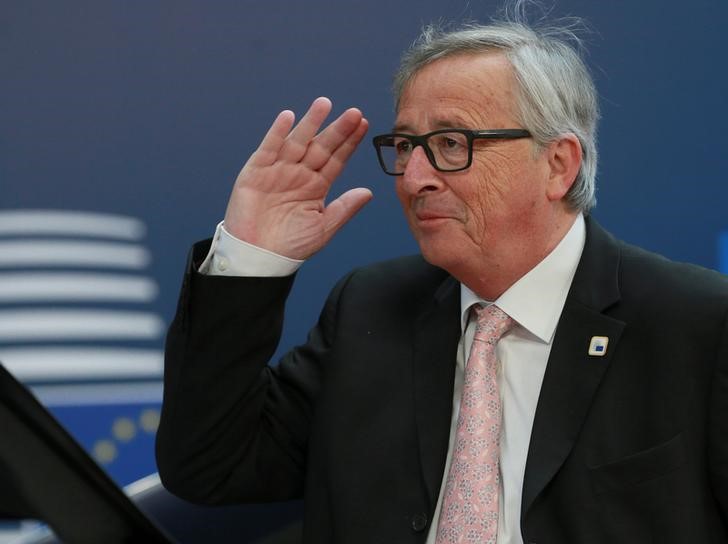 © Reuters. La influencia del inglés se está desvaneciendo, según Juncker