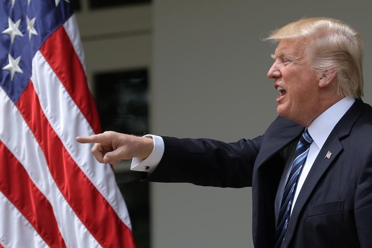 © Reuters. Trump durante evento em Washington