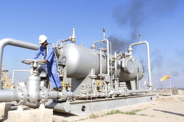 © Reuters. وزارة النفط: صادرات العراق من الخام 3.252 مليون ب/ي في أبريل