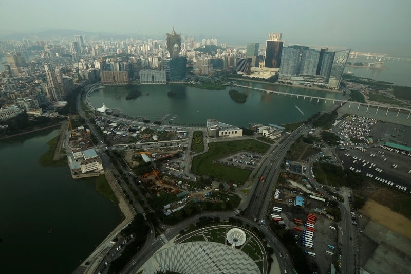 © Reuters. A general view of Macau peninsula