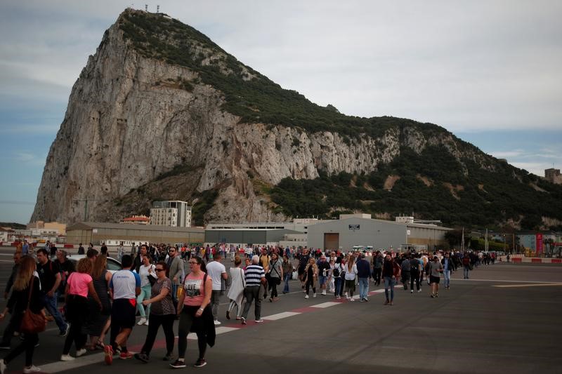 © Reuters. Gibraltar se prepara para un Brexit duro y para perder acceso al mercado de la UE