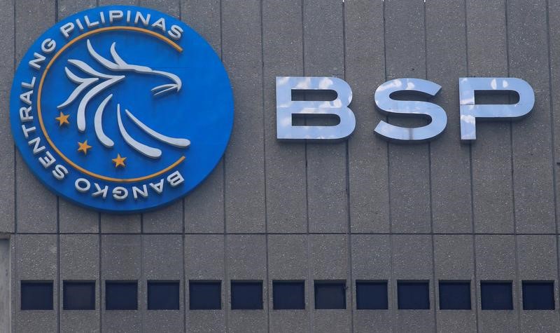 © Reuters. A logo of Bangko Sentral ng Pilipinas is seen at their main building in Manila