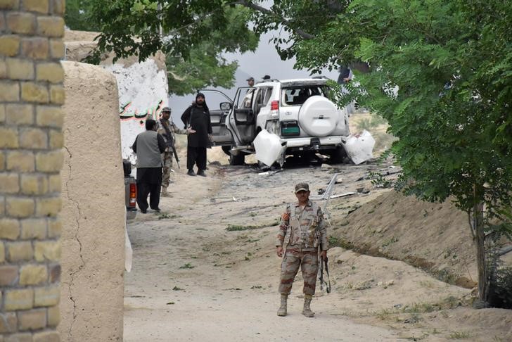 © Reuters. الشرطة الباكستانية: انفجار يقتل 10 في إقليم بلوخستان