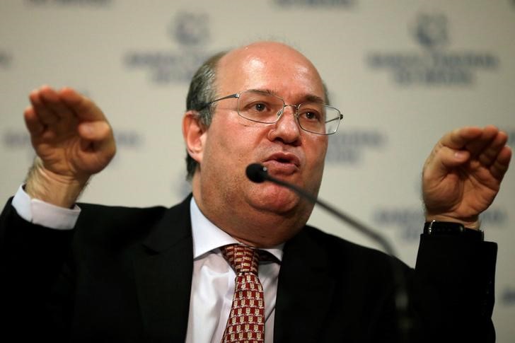 © Reuters. O presidente do Banco Central do Brasil, Ilan Goldfajn, durante coletiva de imprensa em Brasília