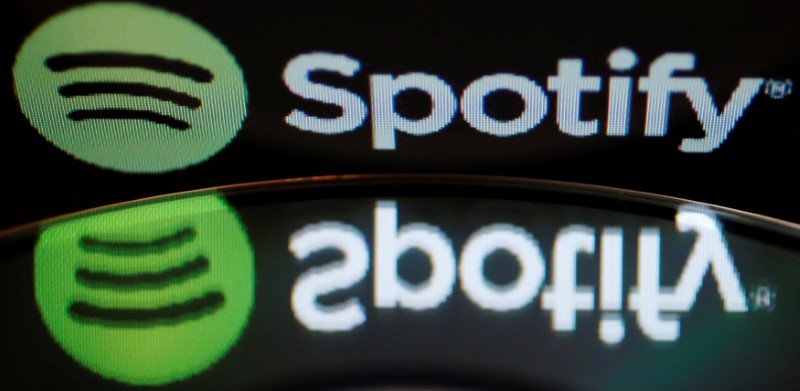 © Reuters. SPOTIFY POURRAIT ENTRER EN BOURSE SANS INTERMÉDIAIRES