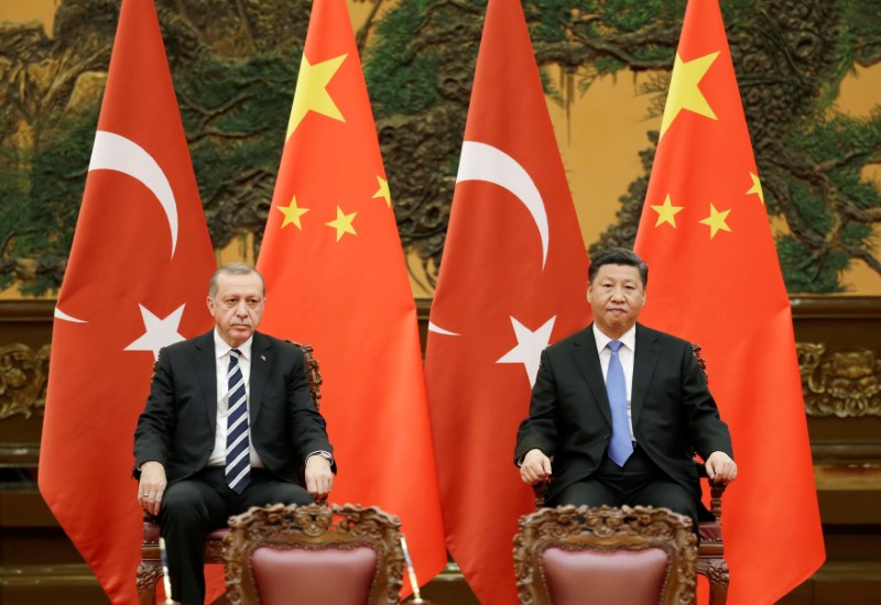 © Reuters. الرئيس الصيني يدعو إلى زيادة التعاون مع تركيا لمكافحة الإرهاب