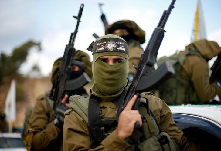 © Reuters. حماس ترفض وصف ترامب لها بأنها منظمة إرهابية