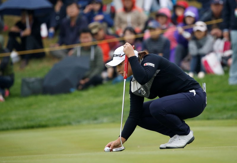 © Reuters. Golf - LPGA KEB Hana Bank Championship