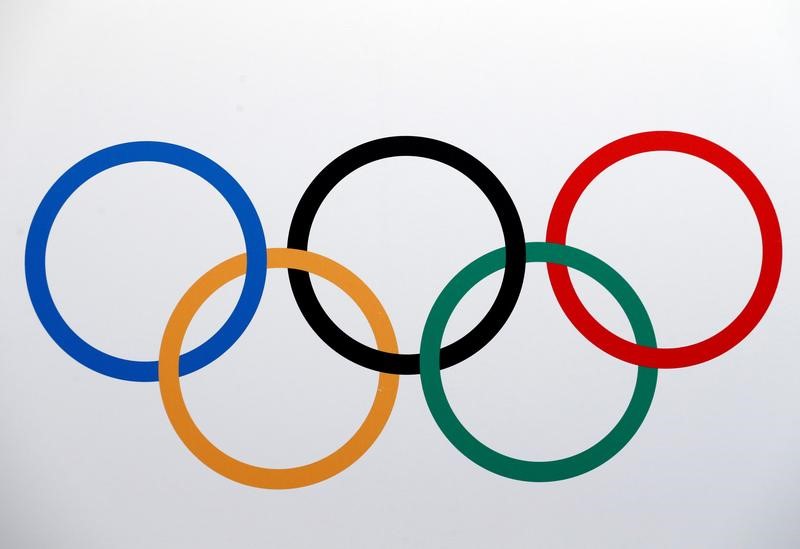 © Reuters. The Olympics rings logo is pictured in Lausanne