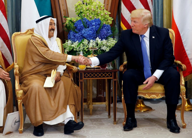 © Reuters. Trump pide a líderes de Oriente Próximo que 